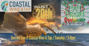 Ryan Melquist Qwister Rustbelt Reggae Coastal Wine & Tap Ocean Isle Beach NC North Carolina Music Reggae Vibes Sand