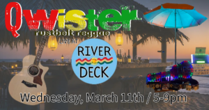 Qwister Rustbelt Reggae Ryan Melquist Riverdeck Tiki Bar New Smyrna Beach Florida Rustbelt Reggae PartyRock